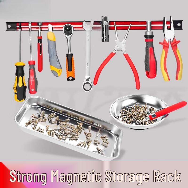Magnetic Tool Organizer with Wrench Boxes