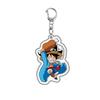 Portachiavi Ciondolo in Acrilico Anime One Piece Luffy Chopper Zoro Roronoa Accessorio per Zaino Alta Qualità Bel Design