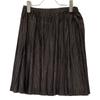 PLEATS PLEASE PP13-JG204 Brown Elastic Waist Pleated Skirt Skirt 1 BrownUsed