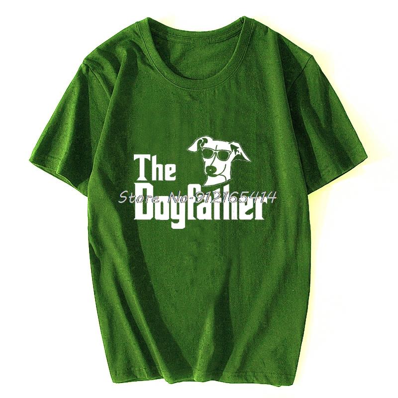 The Dogfather Greyhound Tshirt Short Sleeve Oversized Funny Italian Greyhound Dad Mom Gift For Dog Lovers T Shirt Hip Hop