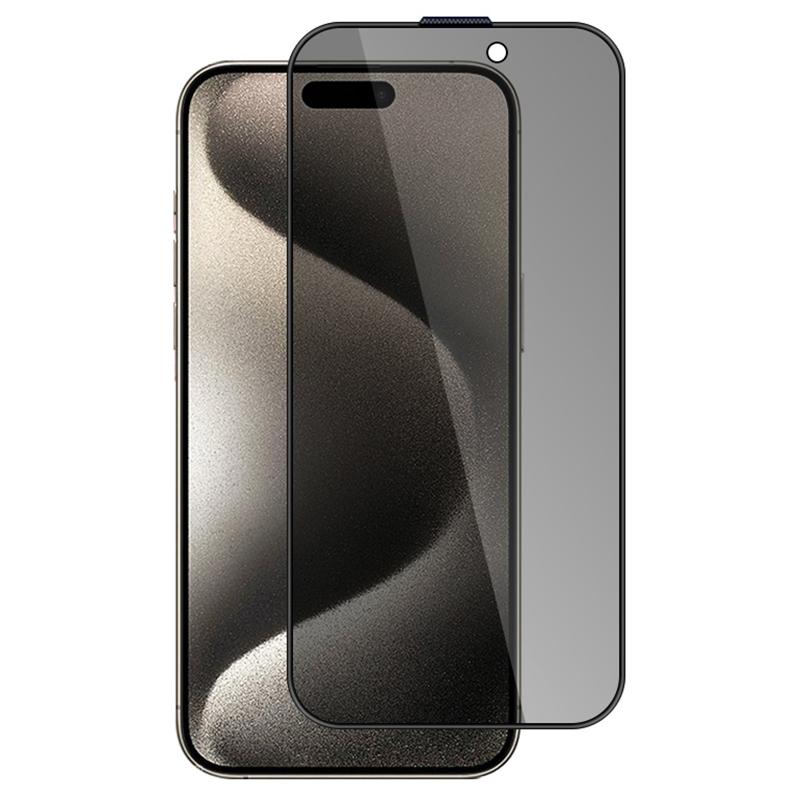 

X-LEVEL For iPhone 16 Pro Max Privacy Screen Protector Full Coverage 2.5D Tempered Glass Film Silk Printing Type A