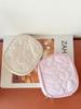 YT Portable Simple and Stylish New Makeup Refill Flip Wallet Quilted Heart-Shaped Storage Bag for Travel
