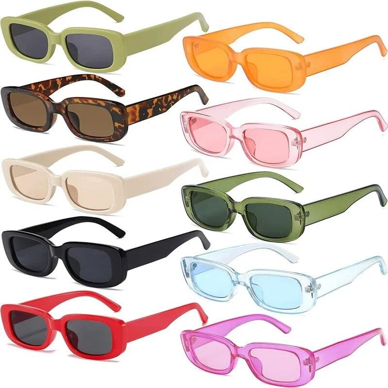 Kadın moda güneş gözlüğü Vintage marka tasarımcısı kare UV400 sürüş güneş gözlüğü kadınlar için Shades kadın gözlük
