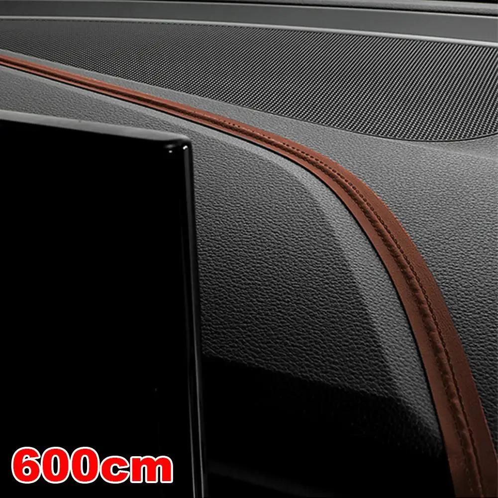 Automotive Leather Interior Decorative Strip Door Center Console Decoration Line Dashboard Strip Decorative Modificatio O8D7