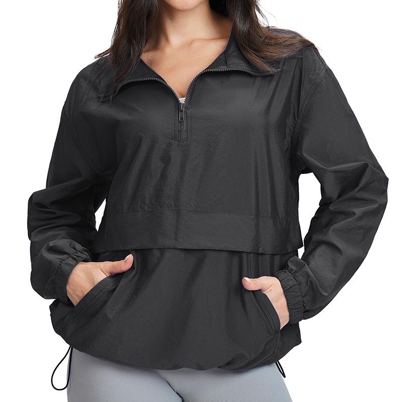 Autumn Windproof Casual Long Sleeve Loose Round Neck Sports Hoodies Small 3100₽