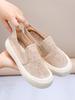Spring and Summer New Fisherman Shoes Canvas Chinese Style Casual Platform Lazy Single Shoes