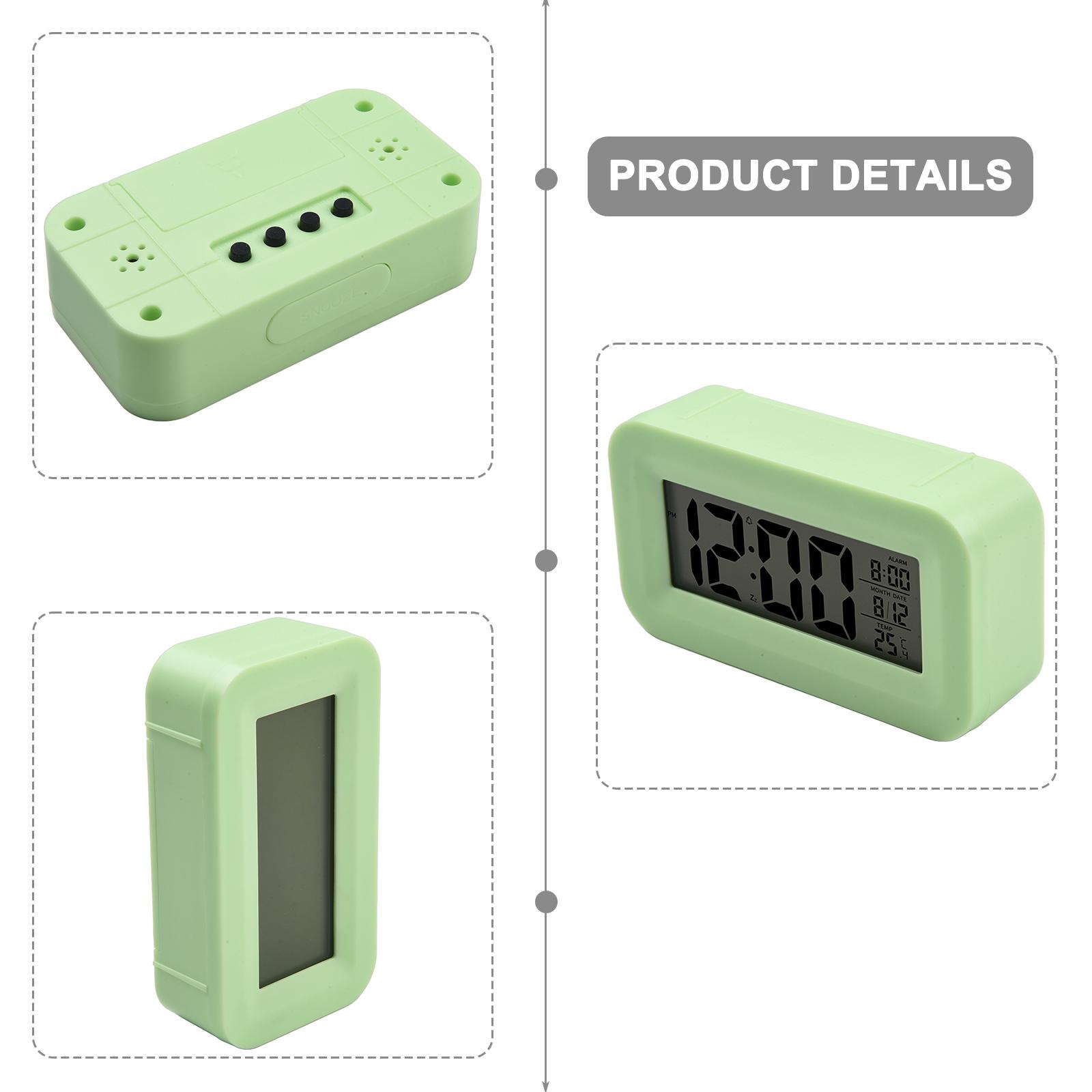 Calendar Thermometer Office Decor Office Decor Part Name Alarm Clock зелёный