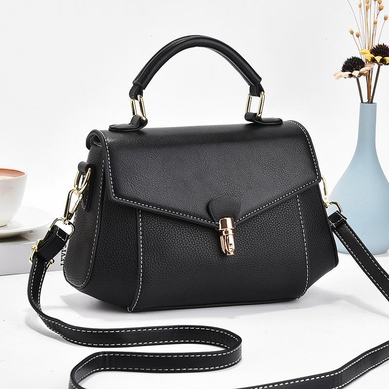 Pu small square bag women's 2025 new bag high-end sense versatile shoulder messenger bag fashionable women's small bag women's bag tide