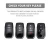 Grey Tpu Car Remote Key Case Cover for Toyota RAV4 Crown Hilux Fortuner Camry Land Cruiser Prado Protect Shell Fob Accessories