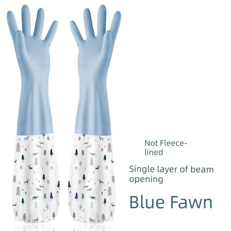 

Перчатки против брызг флисовая подкладка для готовки водонепроницаемые для готовки брызгозащищенные резиновый латекс кухонные для дома мытье посуды бытовой удобный гаджет Morandi 800 Blue (bunt single layer) M