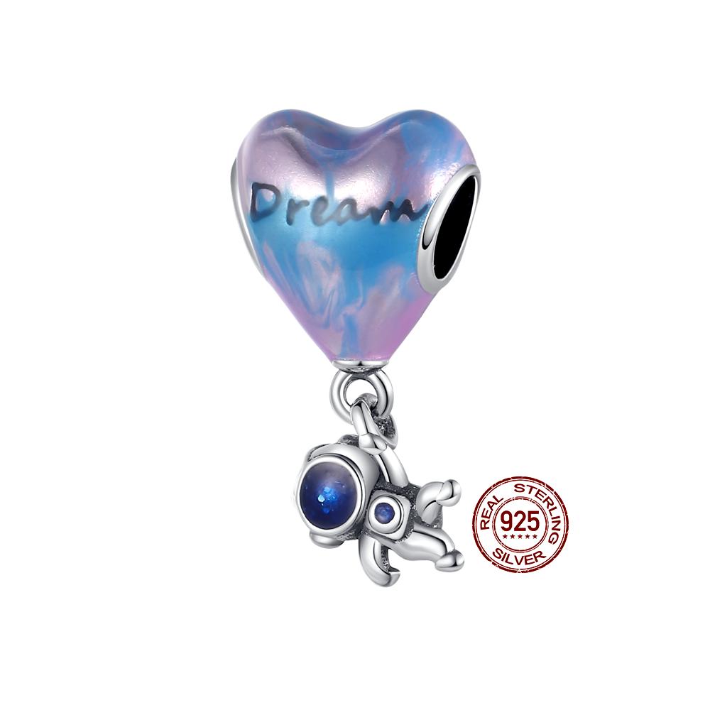 Copper Air Balloon Series Rocket Colorful Romantic Charm Beaded Beads Suitable For 3Mm Original Bracelet