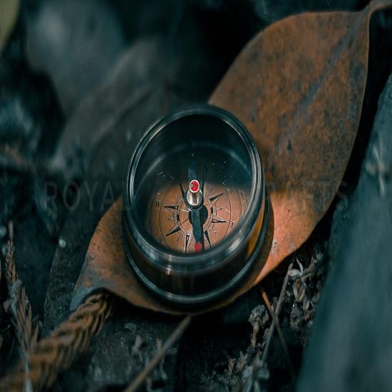 Brass Compass With 100 Years Calendar Vintage Look, Valentines Day Gift Antique Vintage Nautical Compass Christmas Gift