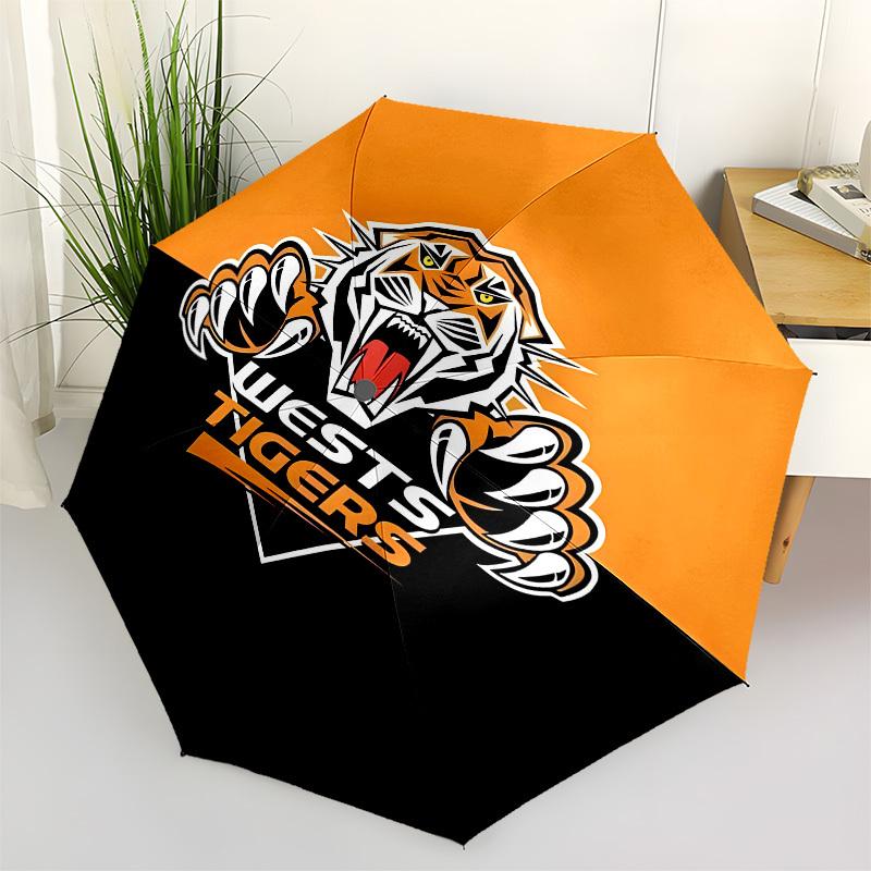

Tigers Wests Automatic Opening and Closing, 8 rib Structure Portable Umbrella, Suitable for Men and Women in All Seasons Perfect Gift for H