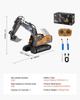 Remote Control Excavator Toy 11 Channel 1:20 Scale RC Excavator Digger