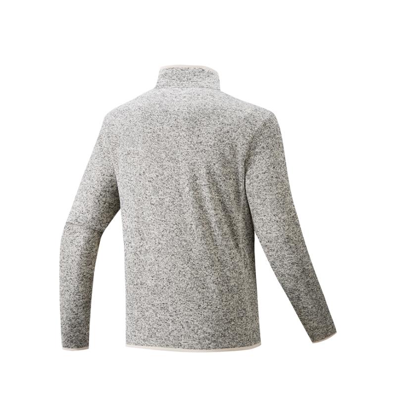 Anta Outdoor Minimalist Comfortable Casual Versatile Stand Collar Jacket Men Jacket 952546701-1