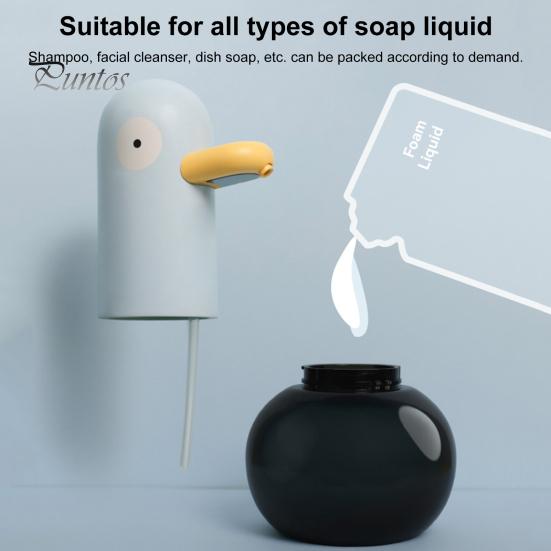 Automatische Zeepdispenser Inductie Schuim Contactloos Eendvormig Hoge Precisie 400ml Capaciteit Hoge Precisie Sensor