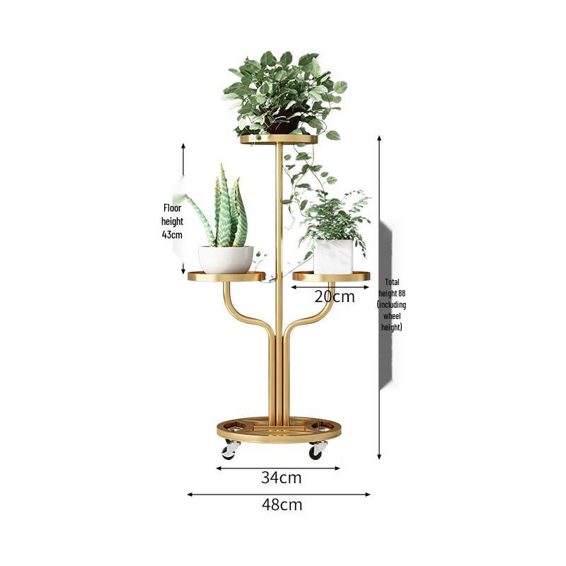 Leichter Luxus Marmor Indoor Blumenständer