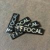 6X 3D Metal Focal Aluminum Car steering wheel emblem sticker audio Speaker car stickers car styling badge logo decoration