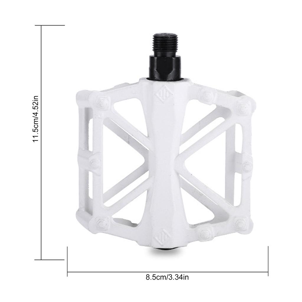 Road Mountain Bike Pedals Non-Slip & Durable X-shaped Bicycle Foot Pedal for Road And Leisure Bikes