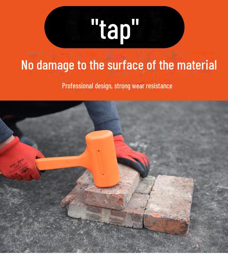 Multi-Function Non-Elastic Rubber Hammer for Tile and Wood Floor Installation