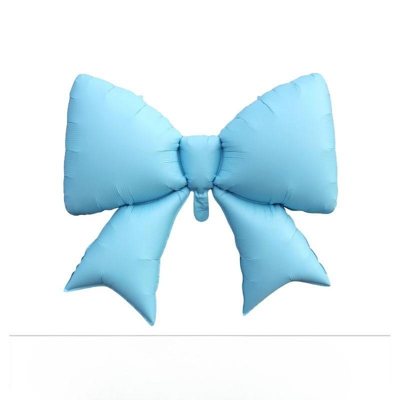 Bow Aluminum Film Balloon Photo Prop, Girl Birthday Party Scene Decoration Prop Balloon
