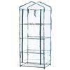 KADAX 4-level Garden Greenhouse 170x68cm Dark Green