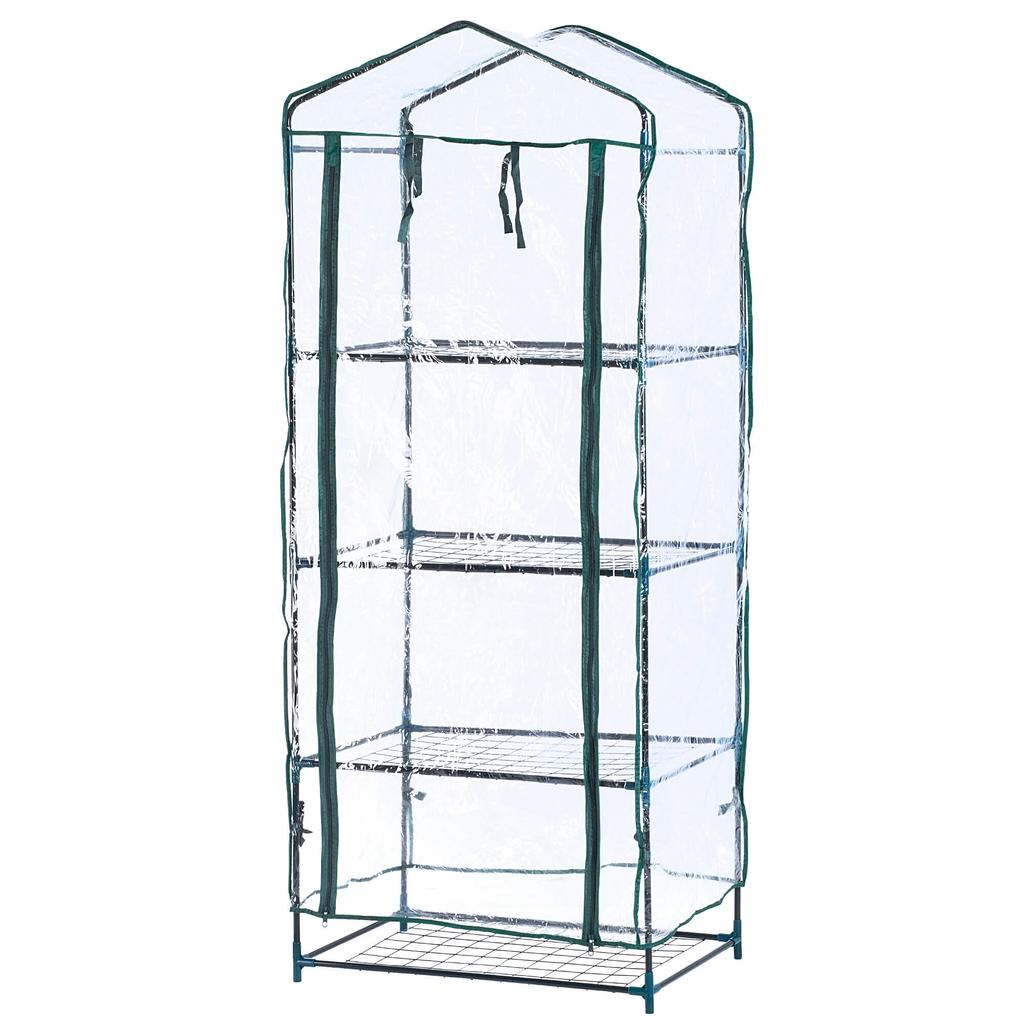 KADAX 4-level Garden Greenhouse 170x68cm Dark Green