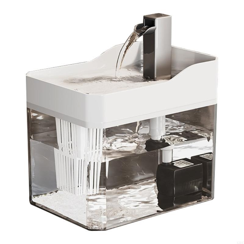 

Cats Water Dispenser Mute Working Automatic Pet Fountain Quiet Waterer X3UC
