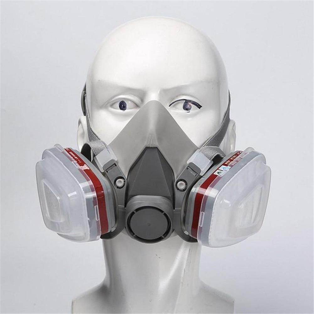 [Half Mask Respirator] Reusable Half Mask 6200 Spray Mask For Painting, Chemical Mechanical Polishing, Welding, Carpentry And Other Work Protection
