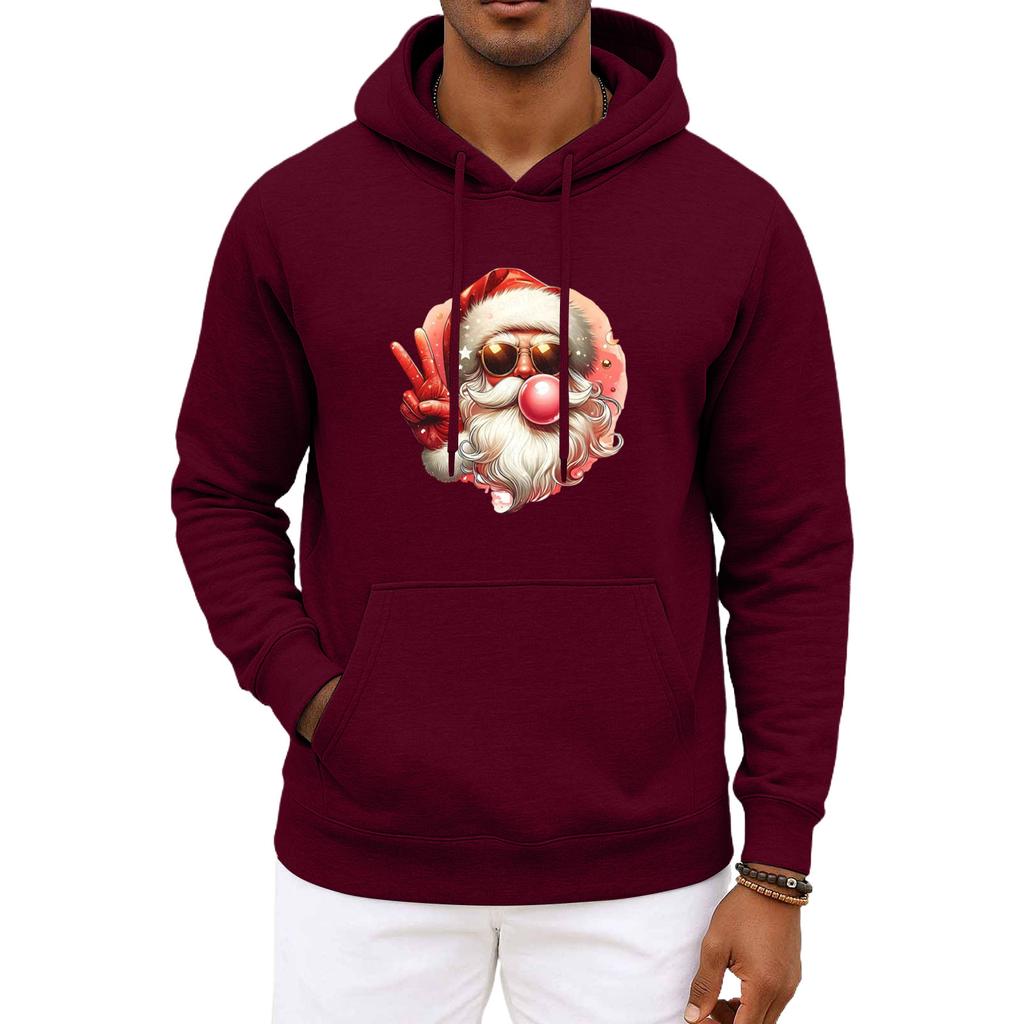 Men's And Women's Christmas Hooded Hood Long Sleeves Hoodie