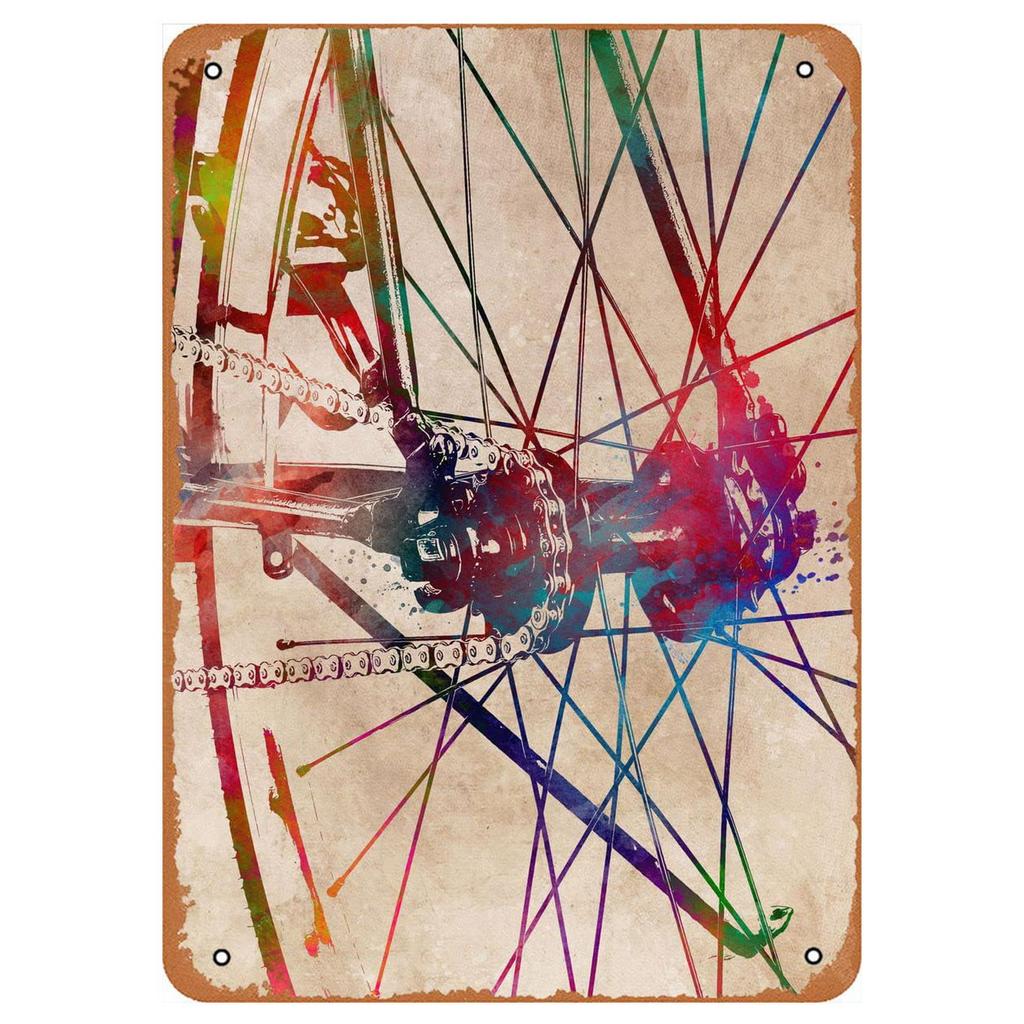 Cycling Metal Tin Signs Bike Ride Wall Decoration Plaque Vintage Art Poster Iron Painting for Man Cave Home Cafe Garden Club Bar