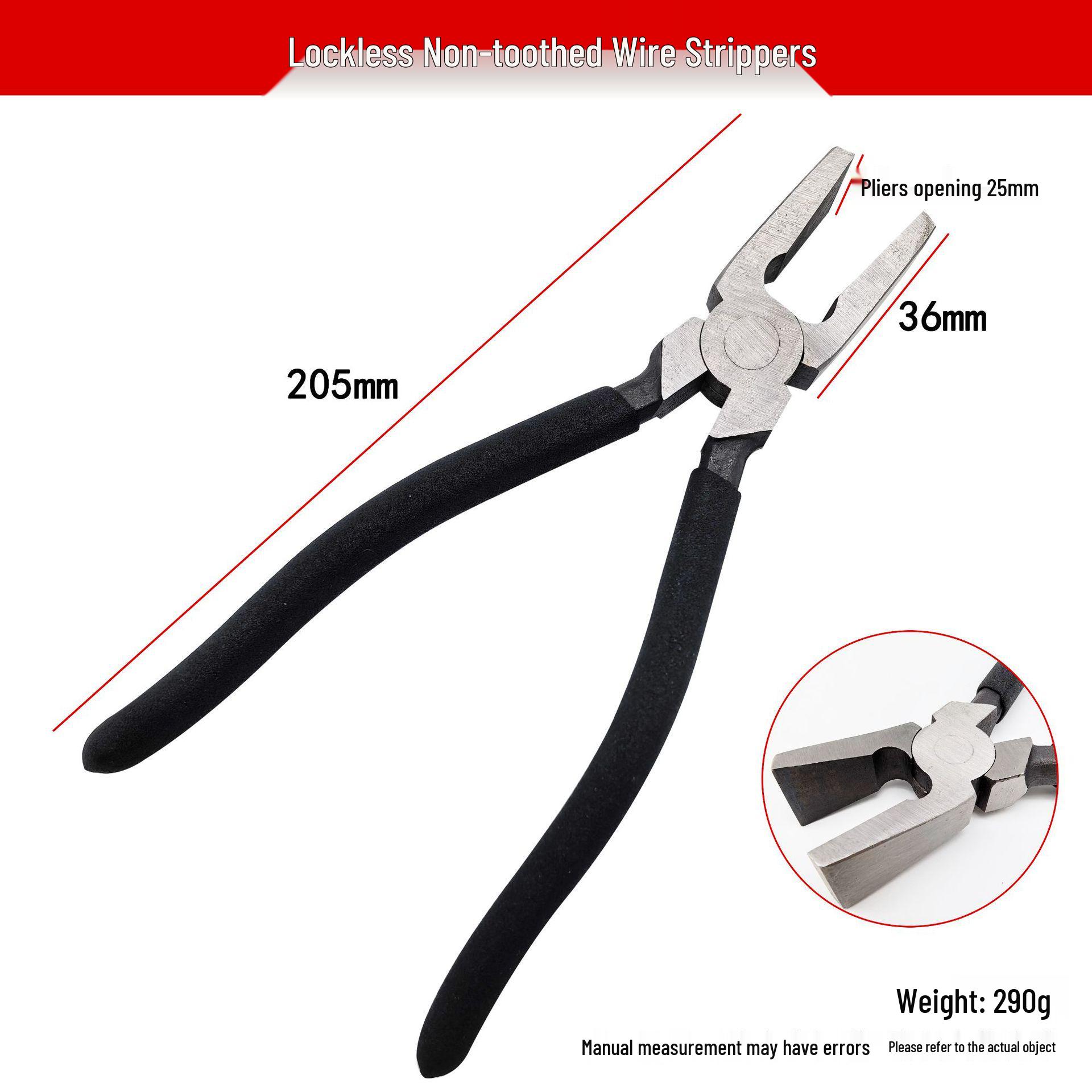 

Wide Mouth Flat Jaw Anti-slip Jewelry Wire Drawing Pliers