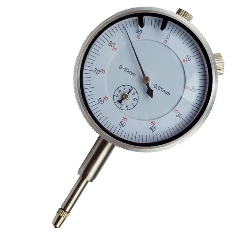 0-10mm 0.1 Mm Dial Indicator Resolution Scale Metrology Instrument Tool Indicator Scale Dial Gauge