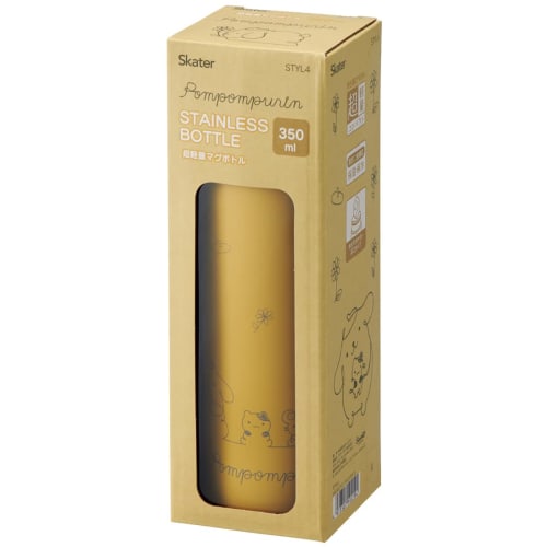 Skater Mug Bottle Pompompurin 350ml Ultra Light Stainless Steel Water Bottle Sanrio STYL4-A
