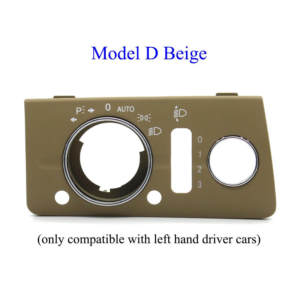 LHD Dashboard Headlight Cover Head Lamp Control Switch Panel Replacement For Mercedes Benz W211 E Class E320 E350 E550 2003-2008