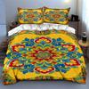 Vibrant, symmetrical, floral. Bedding Duvet cover sets Duvet covers Pillowcases gifts (1 * Duvet Cover 2 * Pillowcases, without duvet insert)