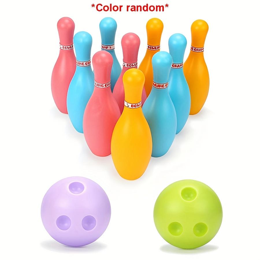 

12pcs Mini Bowling Set Includes 10 Pins and 2 Balls Plastic Bowling Ball Toys for Home Outdoor Sports Gifts ZSY