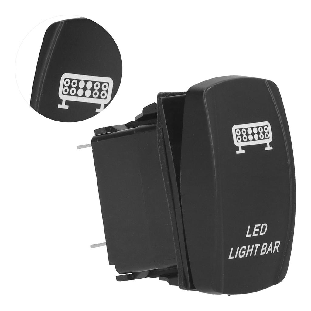 2Pcs Waterproof Rocker Switch Toggle ON Off for Automotive Cars Marine Trucks 5 Pin 12V?24VLED