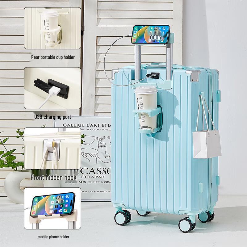 Lishen Aluminum Frame Multi-Function Travel Luggage
