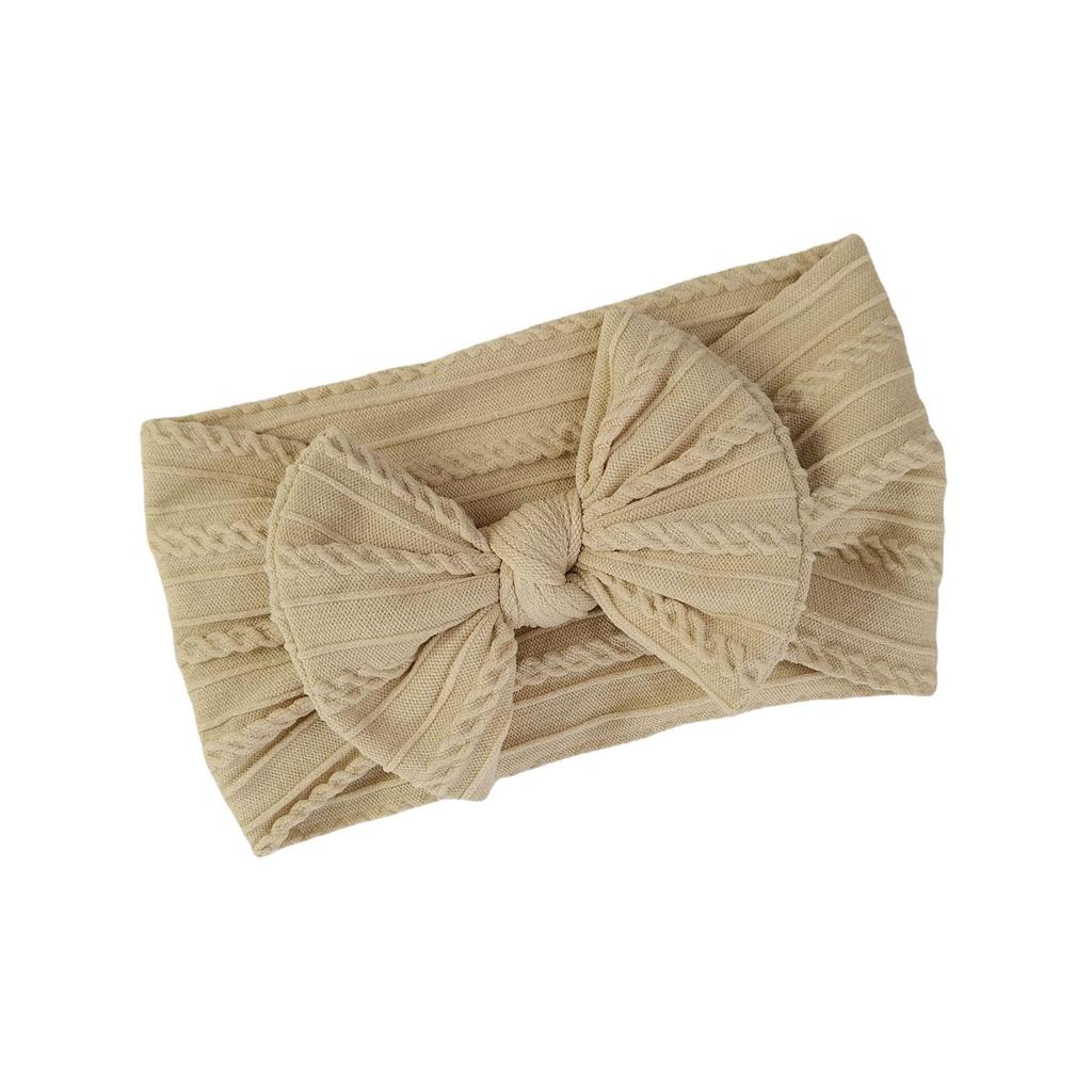 European & American Elastic Nylon Bow Baby Headband Hair Accessories