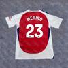 Cross-border Delivery 242526 Arsenal Short-sleeved Jersey, Star Number, Quality Printing Number, Spot Size T-shirt, Rest Assured To Shoot