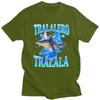 Tralalero Tralala Hai Meme T-Shirt Unisex Kurzarm T-Shirts Sommer Lässig Grafik-T-Shirt Baumwolle Locker Übergröße Kleidung