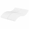 VidaXL Matelas en mousse blanc 140x210 cm dureté H2 H3,matelas de lit,matelas de lit de jour,matelas en mousse pour lit 4016634