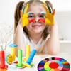Finger Ink Pads Washable Craft Stamp Pad Kids Diy Early Learning Art And Craft Paint Set Painting Drawing Tools Kit For Children