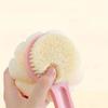 Soft Nylon Shower Brush for Sensitive Skin – Bathroom Long Handle Back Style, Gentle Exfoliating, Odorless & Easy To Clean