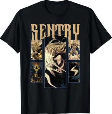 Maglietta Marvel Comics Retro Classico Sentry Scatto Multi-Pannello