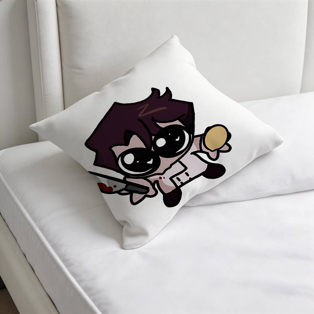 VVincent Rody Dead Plate Fashion Square Pillow Case Durable Throw Pillow Cover for Sofa Couch Chair