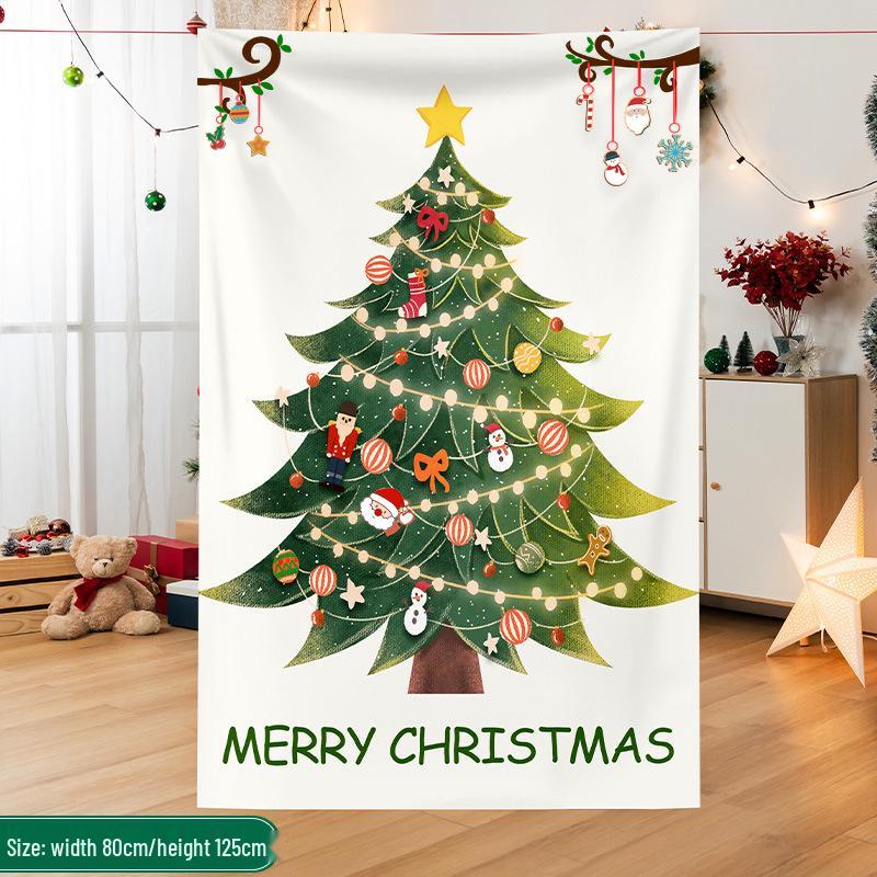 Merry Christmas Banner: Holiday Store Decoration