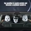 AABGD1 Car Seat Headcovers Personalized Knitted Headcovers Masked Man Funny Hat For Lexus IS250 IS300 RX330 RX350 GX200 GX300 LX470