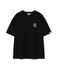 WACKY WILLY Surfing Kiki Graphic Short Sleeve T-Shirt Black